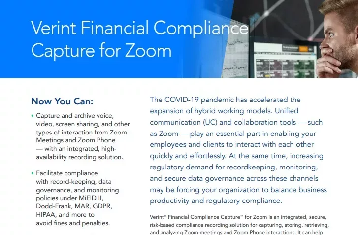 verint zoom compliance recording thumb